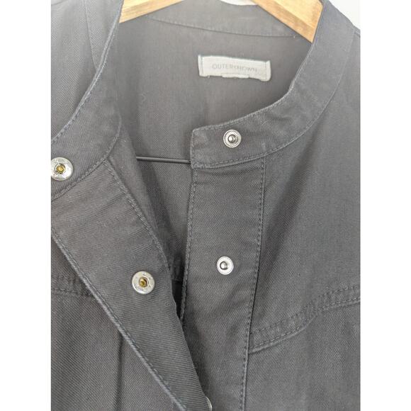 Outerknown Black Denim Short Sleeve Jumpsuit - Picture 6 of 10